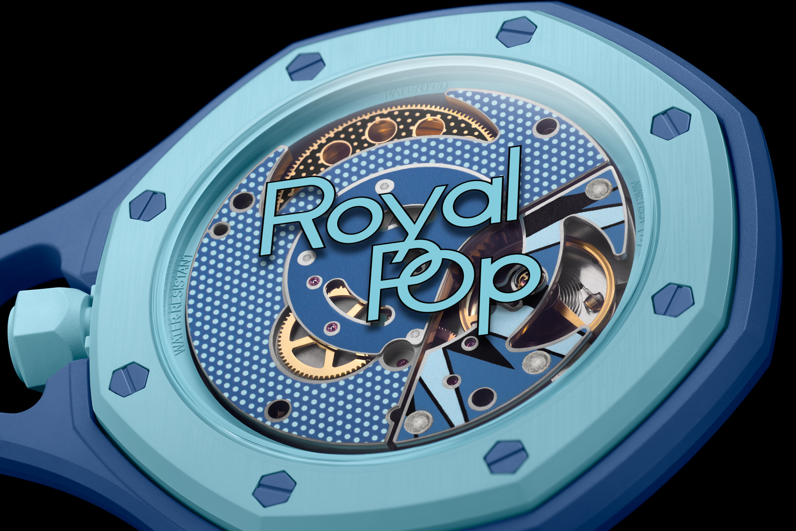 Huit Blanc colorway &mdash; white Royal Pop pocket watch