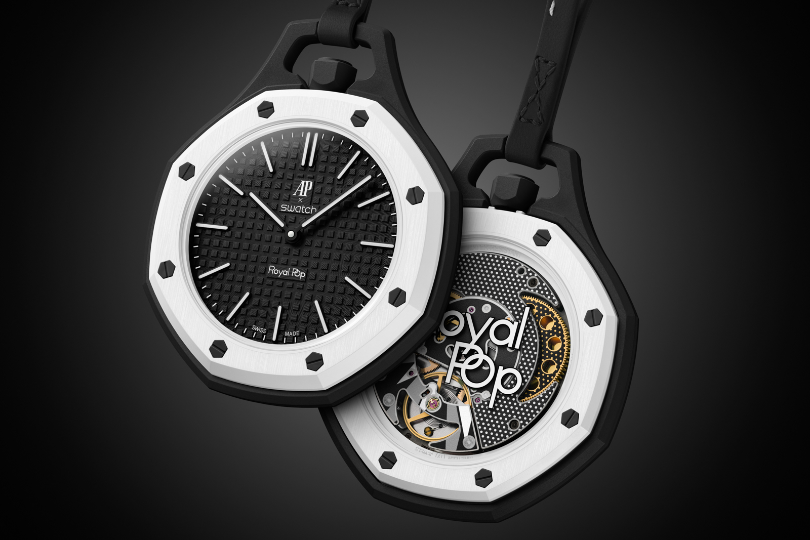 Otg Roz colorway &mdash; pink savonnette Royal Pop pocket watch